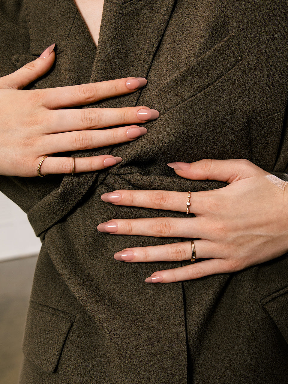 Milk Brown French (Oval)
