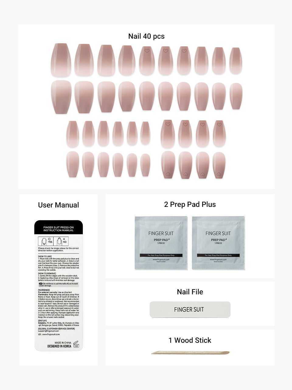 Cinnamon Ombre (Coffin)