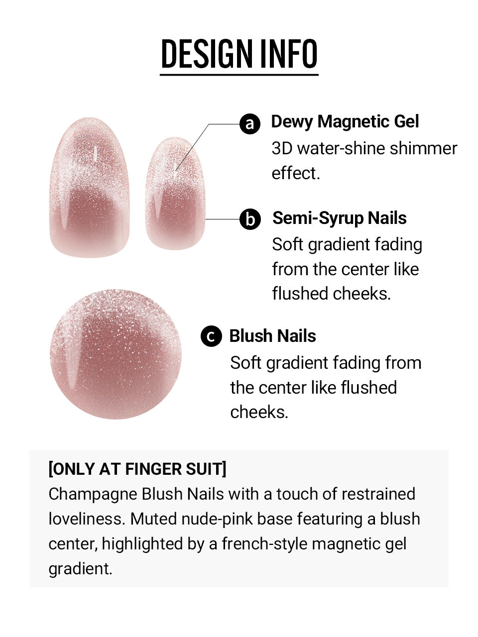 Champagne Blush (Oval)