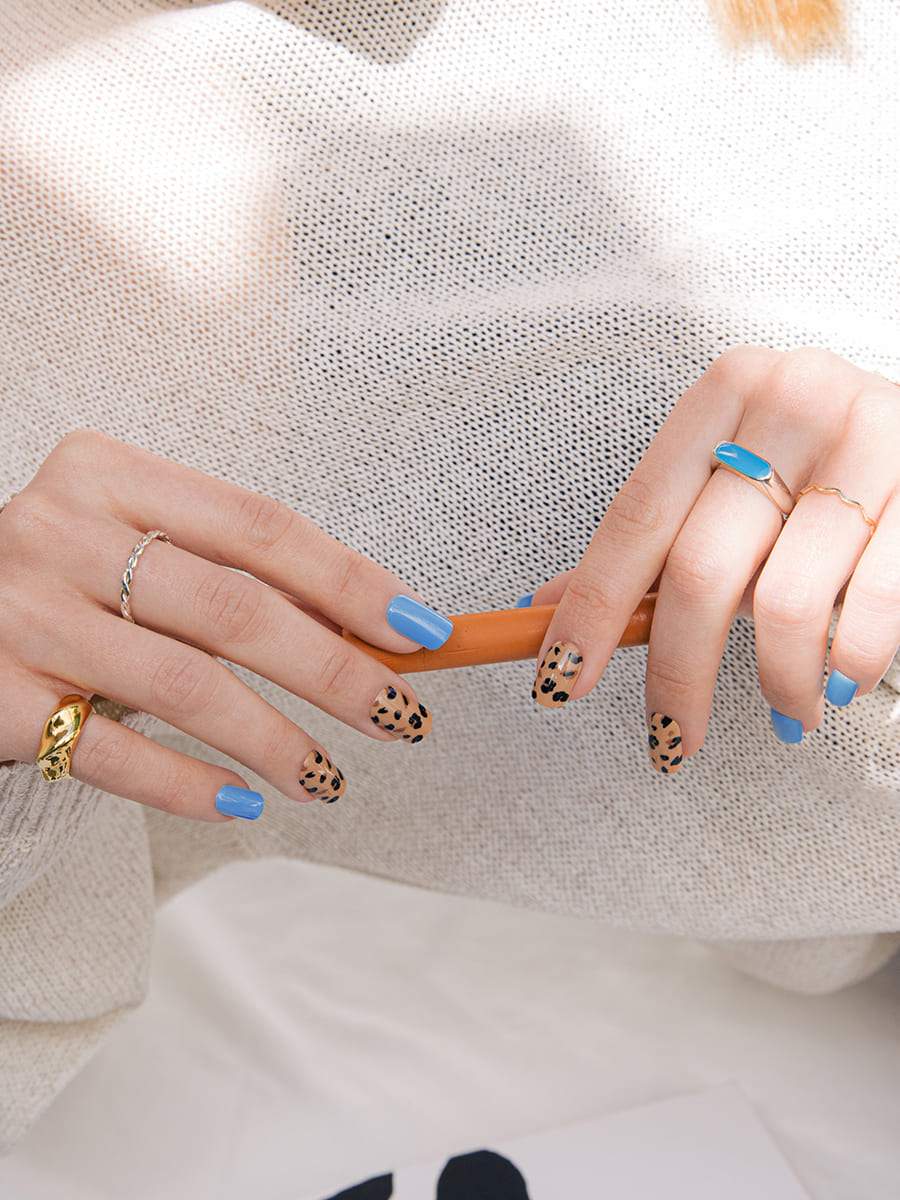 Blue Leopard - FINGER SUIT